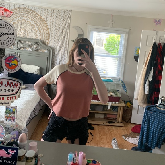 NWOT AE Colorblock Tee - Picture 3 of 3